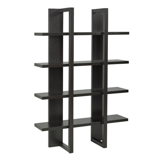 BOOKCASE- DARK CHERRY