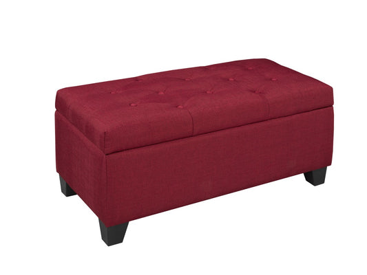 Urban Loft storage bench with tufted seating for modern luxury homes