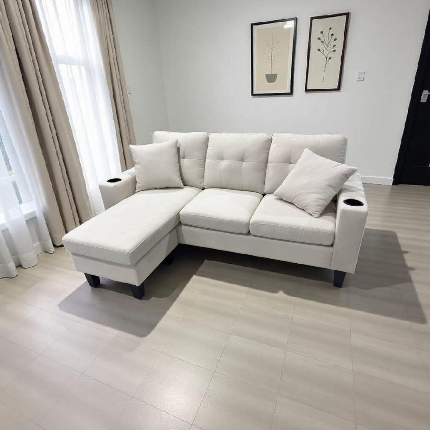 Musk Sectional sofa Beige