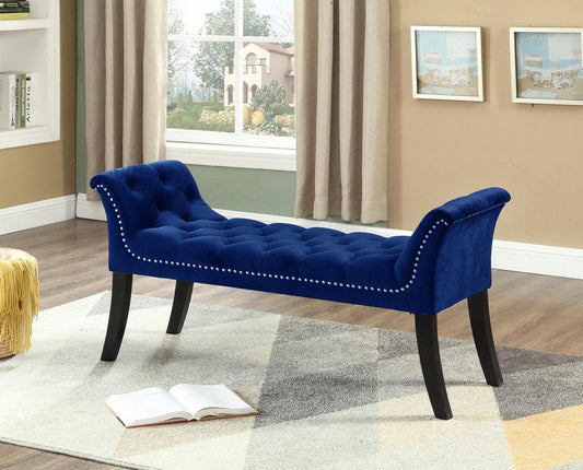 Royal Curve tufted bench with elegant upholstery for modern luxury homes