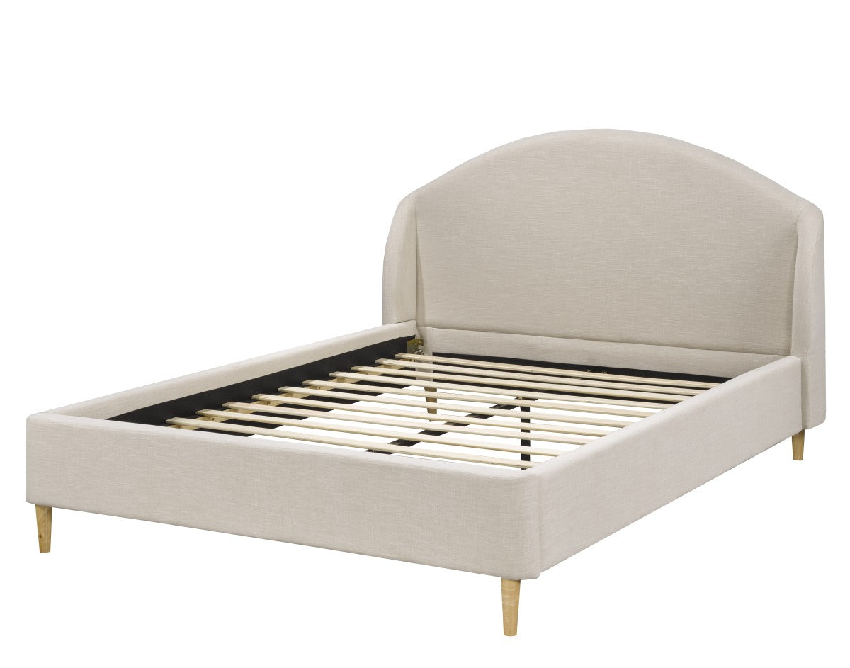 Counter QUEEN PLATFORM BED - BEIGE