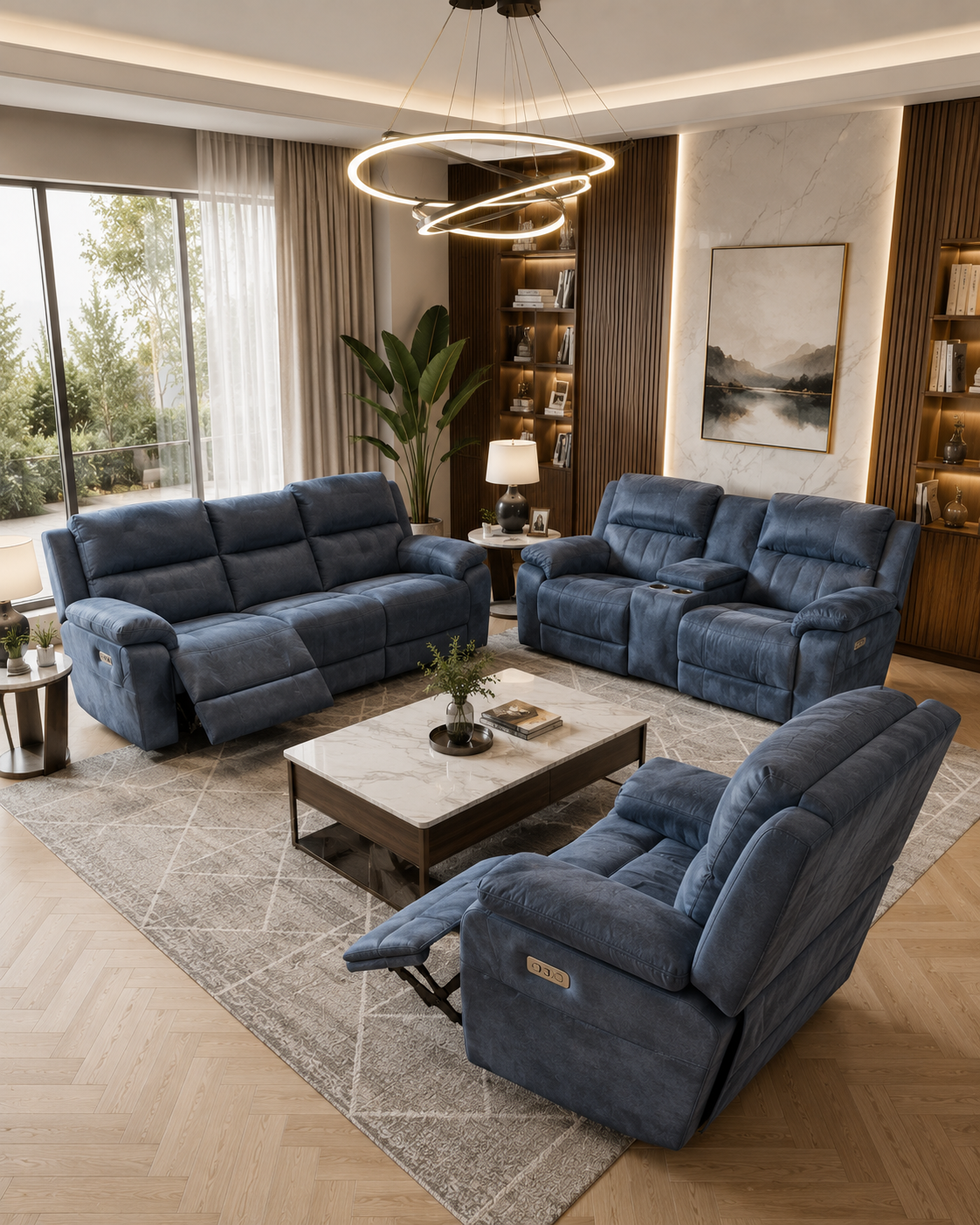 Luxury recliner sofa set for modern living rooms in Ontario, Canada – Raj Furniture