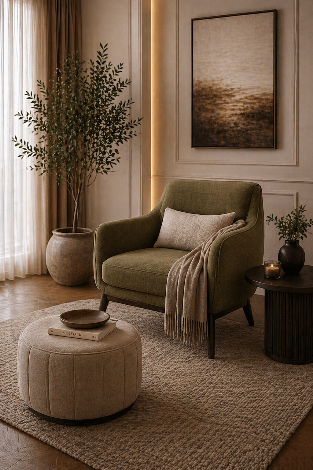 Premium accent chair for modern luxury homes in Brampton, Ontario