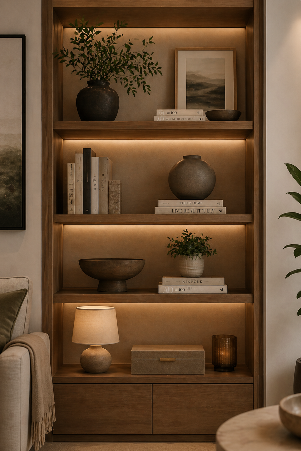 Premium display shelf for modern luxury homes in Brampton, Ontario