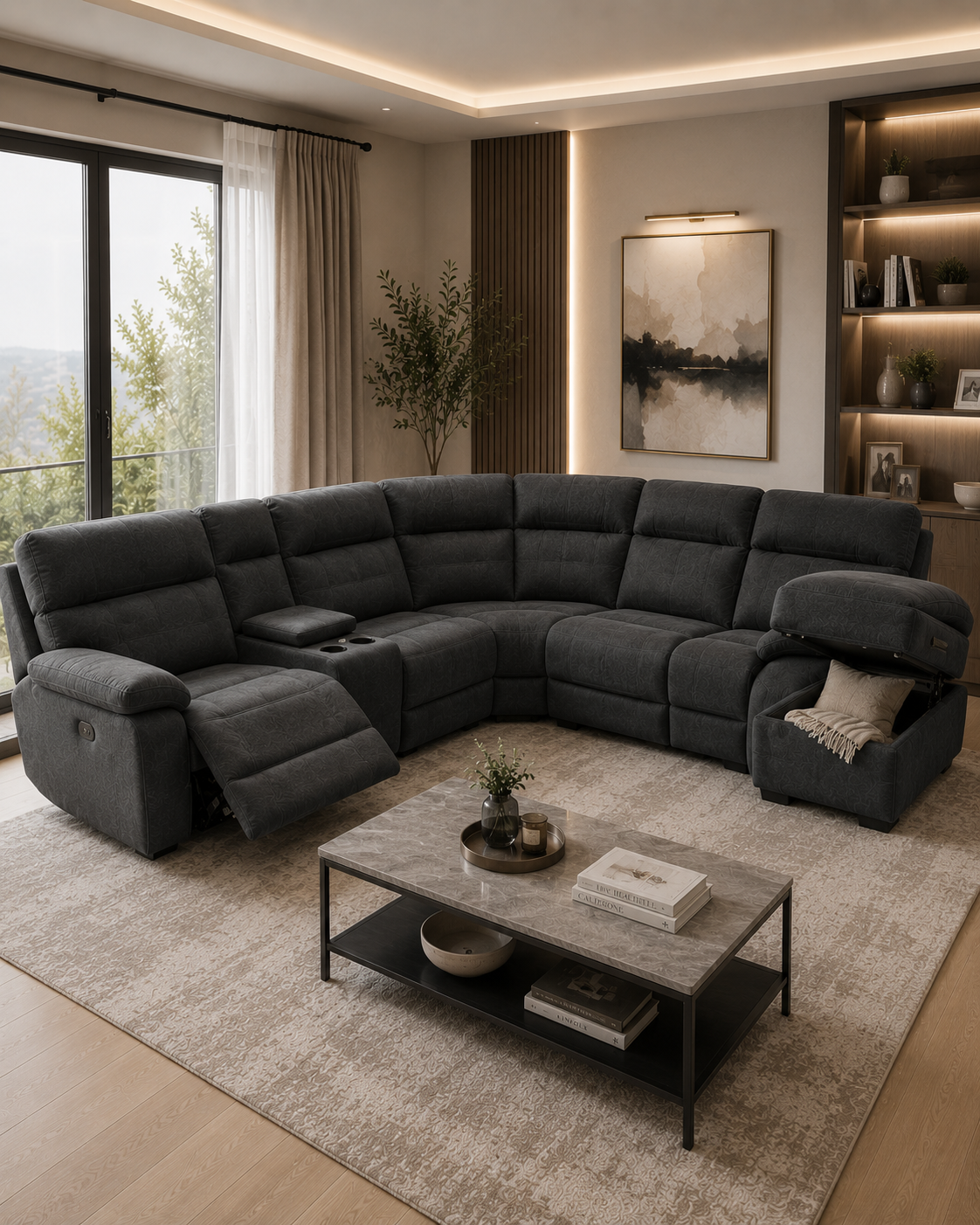 RECLINER SECTIONALS