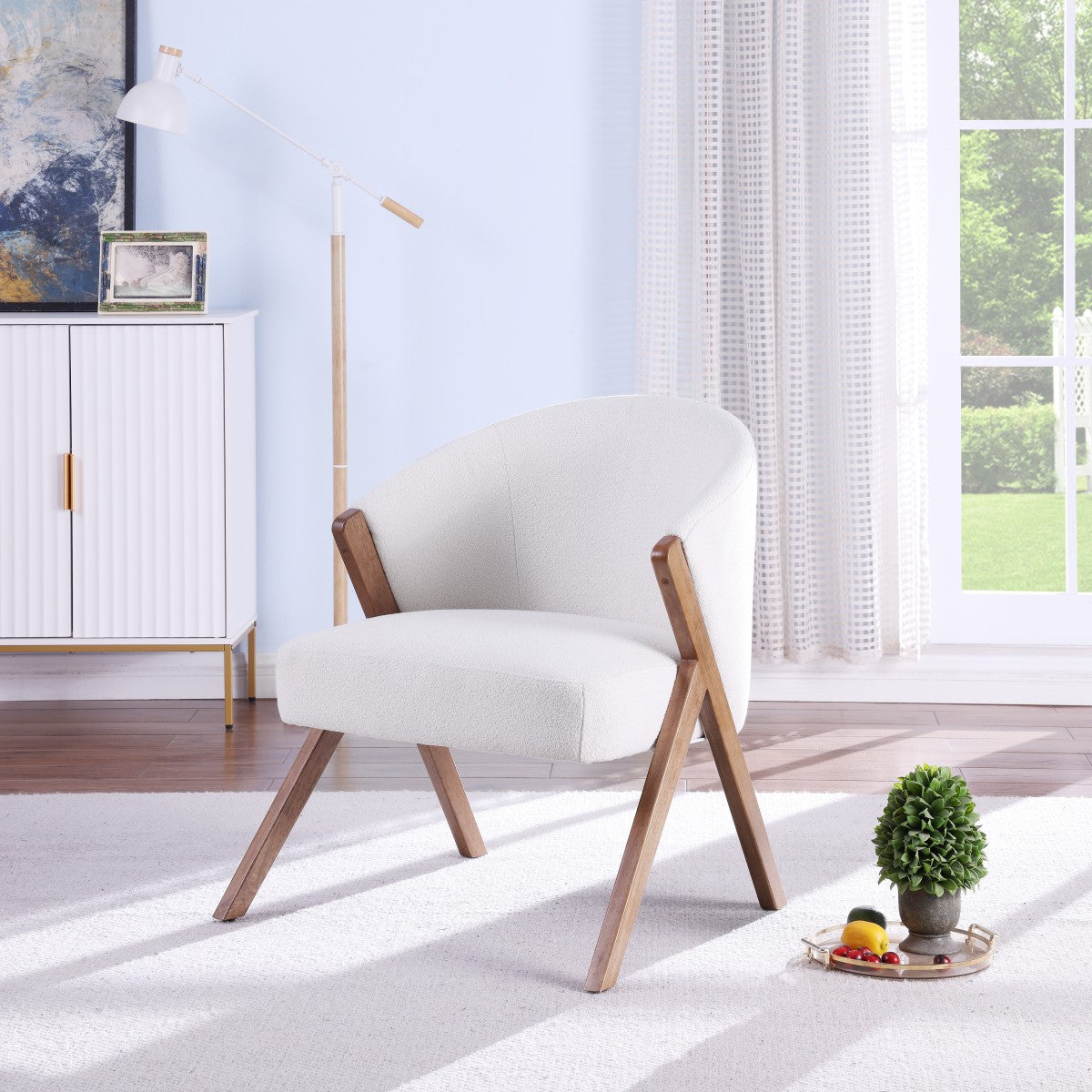 Arlo Wood Accent Chair