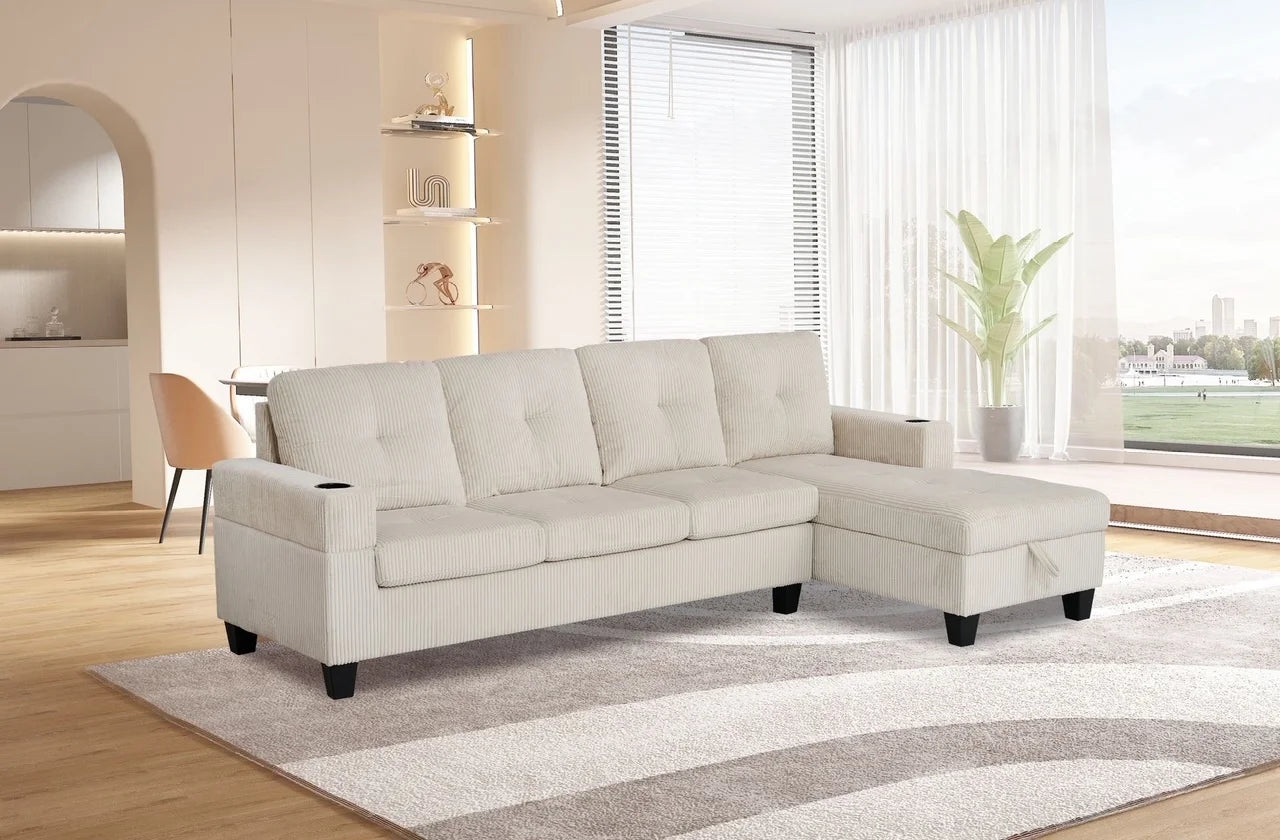 Monroe Reversible Sectional Sofa