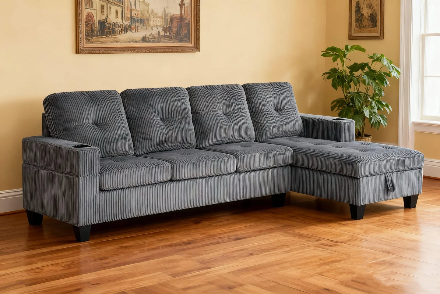Monroe Reversible Sectional Sofa