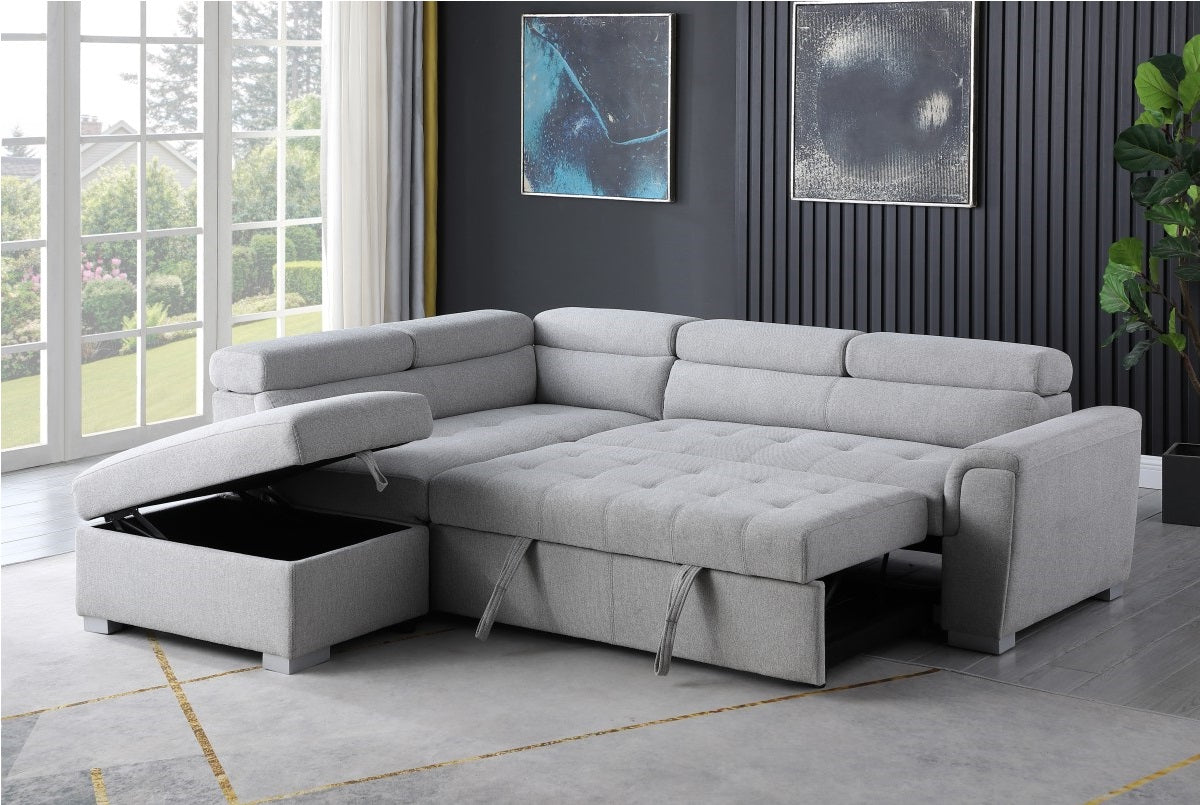 Santafe Sectional Sofa Bed with Storage