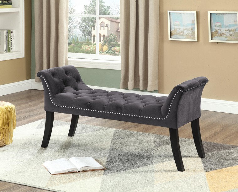 Royal Curve tufted bench with elegant upholstery for modern luxury homes